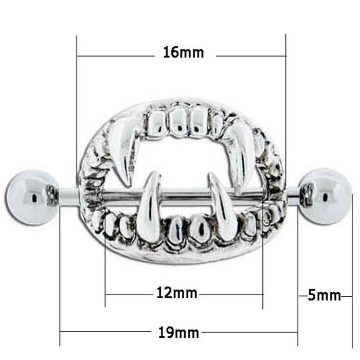 Bröstpiercing Smycken Piercing 1ST - 2