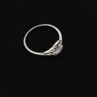 18K White Gold Filled CZ Ring - 3