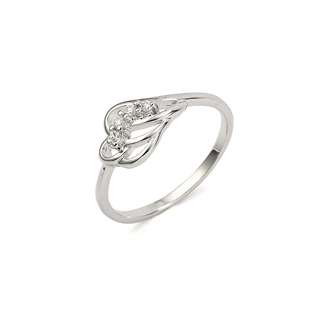18K White Gold Filled CZ Ring - 2