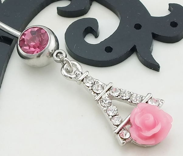 Navel Belly Button Ring Body Piercing Jewelry - 2