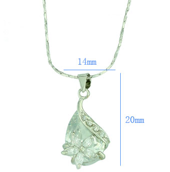 18K White Gold Filled NECKLACE