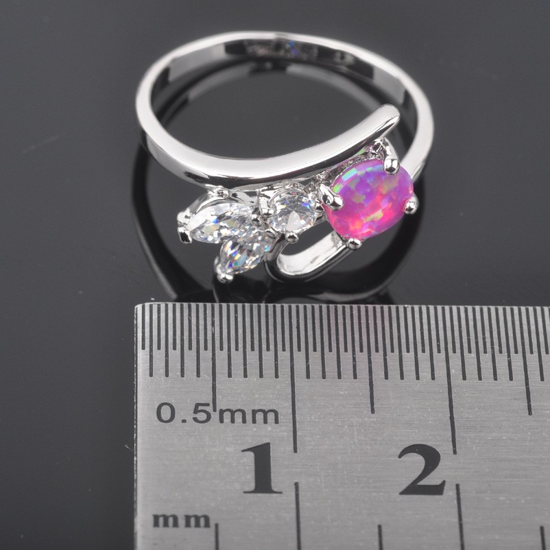 Silversmycken filled ring ROSA Brand Opal - 3