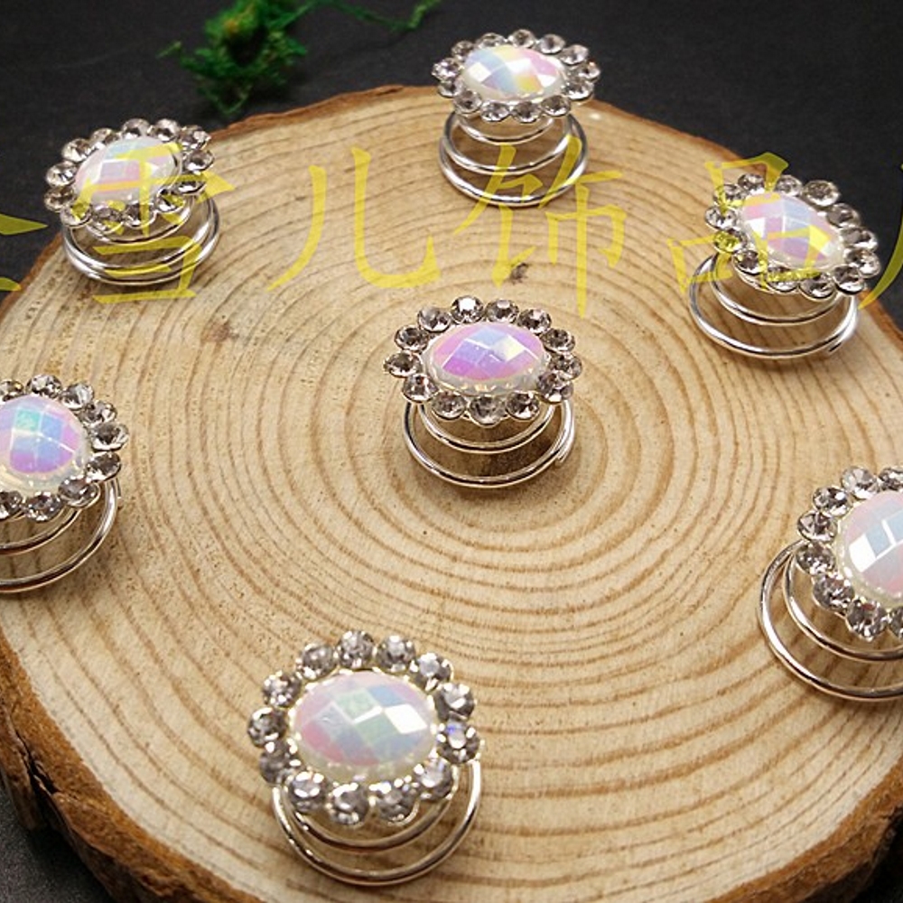Wedding Hair Accessories Twist Hair Pins 4 PCS - 2