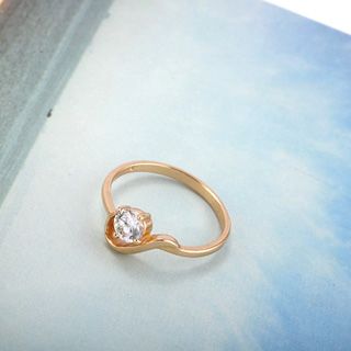 18K Gold Filled CZ Ring - 2