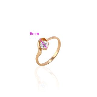 18K Gold Filled CZ Ring - 4