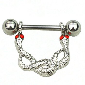 Bröstpiercing Smycken Piercing Orm