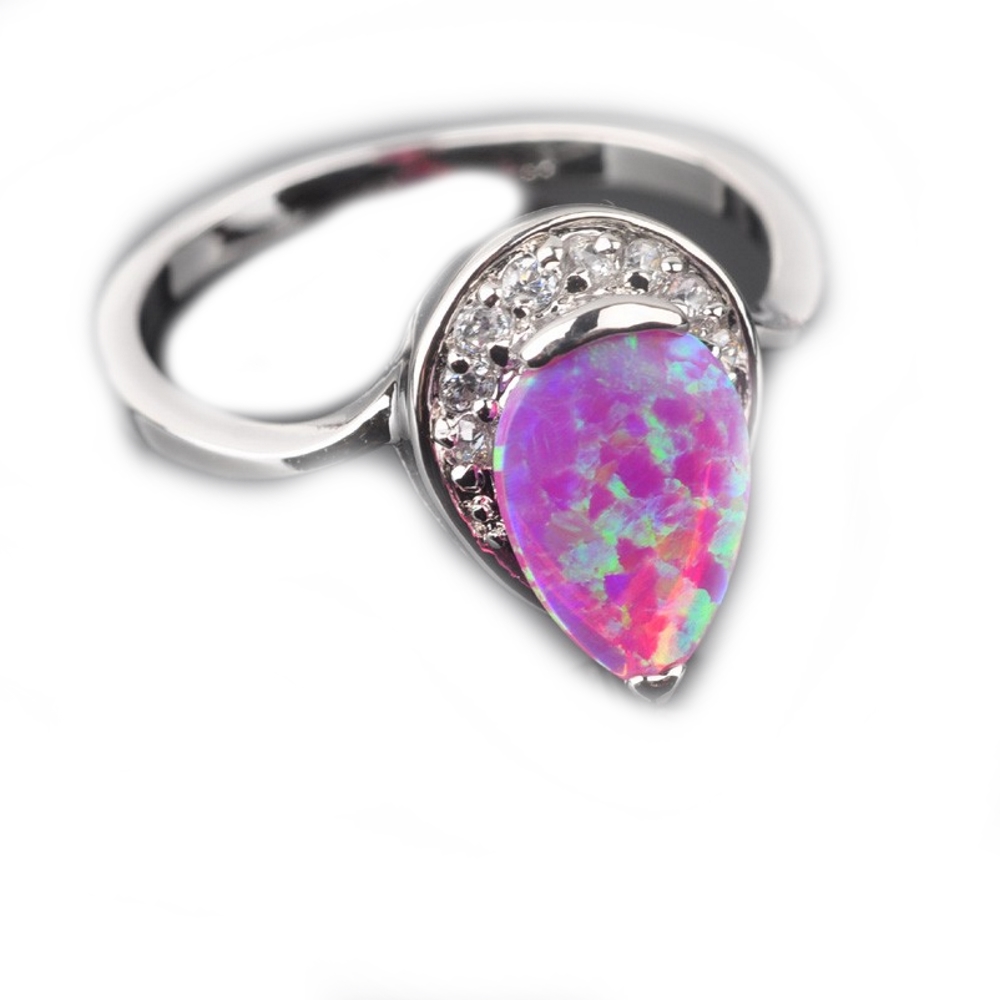 Silversmycken filled ring ROSA Brand Opal