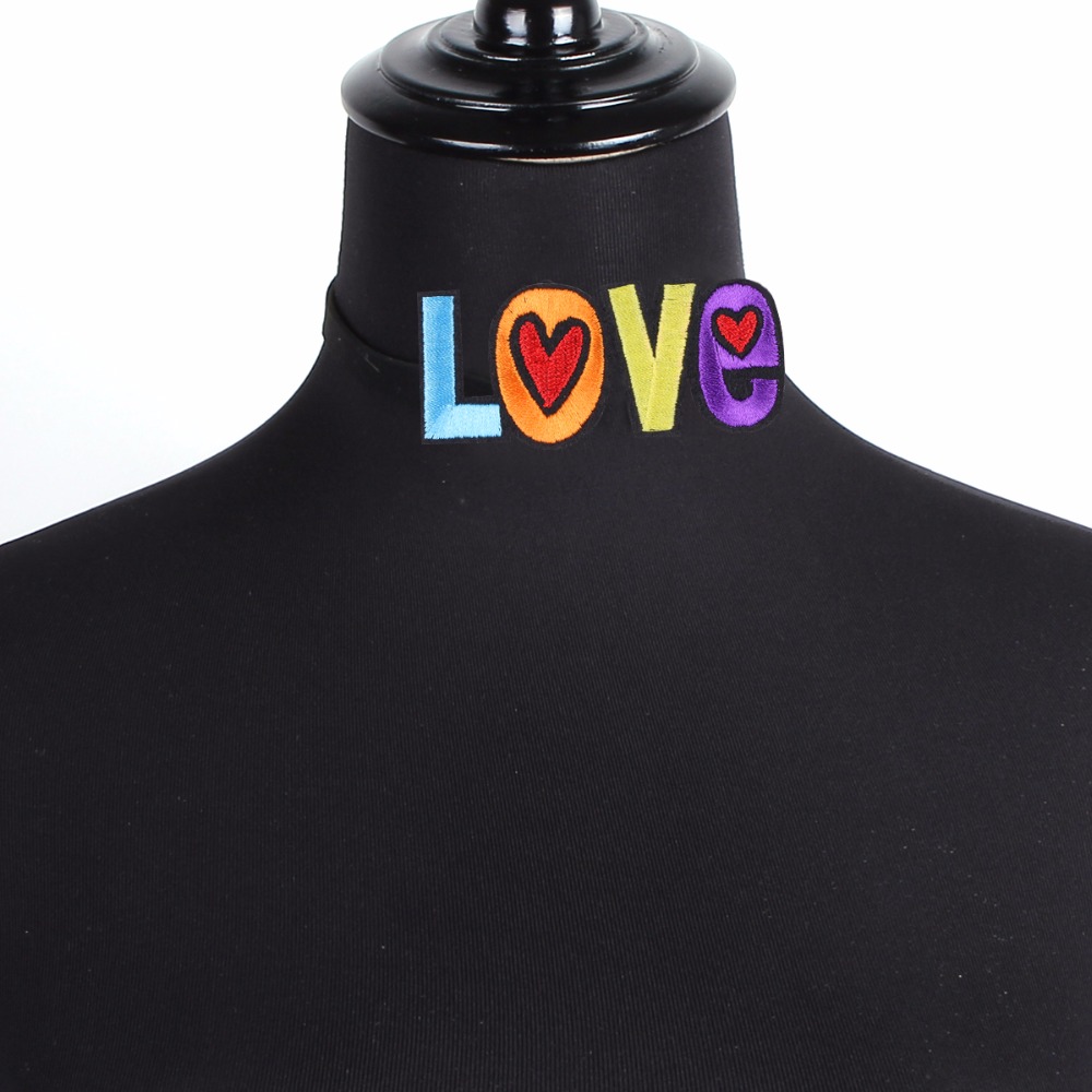 Halsband choker LOVE - 5