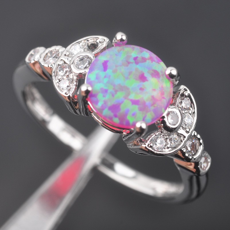 Silversmycken filled ring ROSA Brand Opal - 2