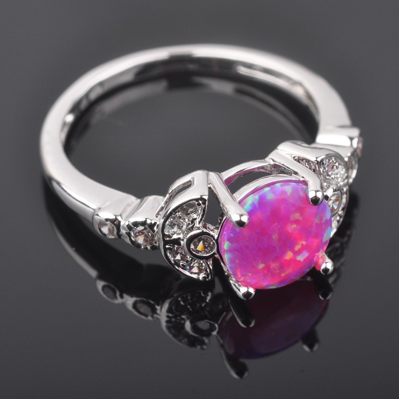 Silversmycken filled ring ROSA Brand Opal - 3