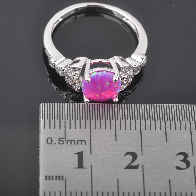 Silversmycken filled ring ROSA Brand Opal - 4