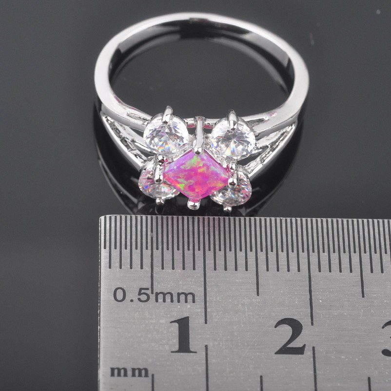 Silversmycken filled ring ROSA Brand Opal - 3