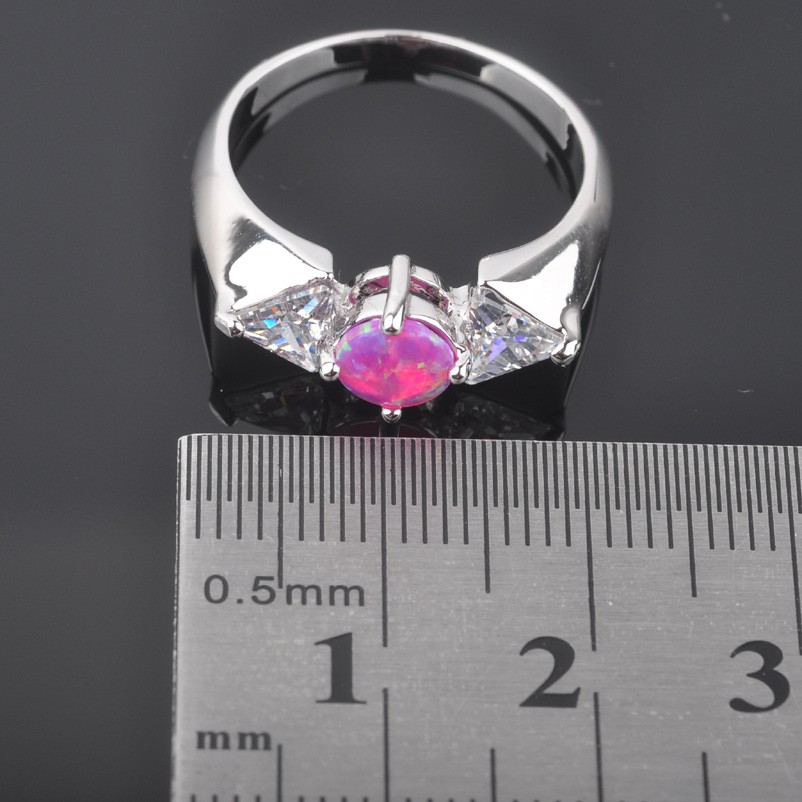 Silversmycken filled ring ROSA Brand Opal - 5