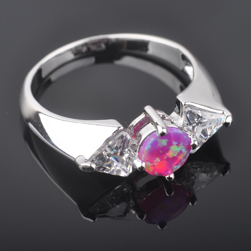 Silversmycken filled ring ROSA Brand Opal - 3