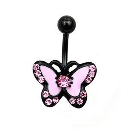 Navel Piercing Butterfly 