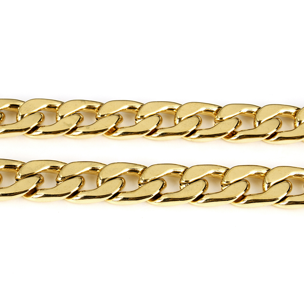 Rostfritt stål halsband + armband Set 5mm - 3