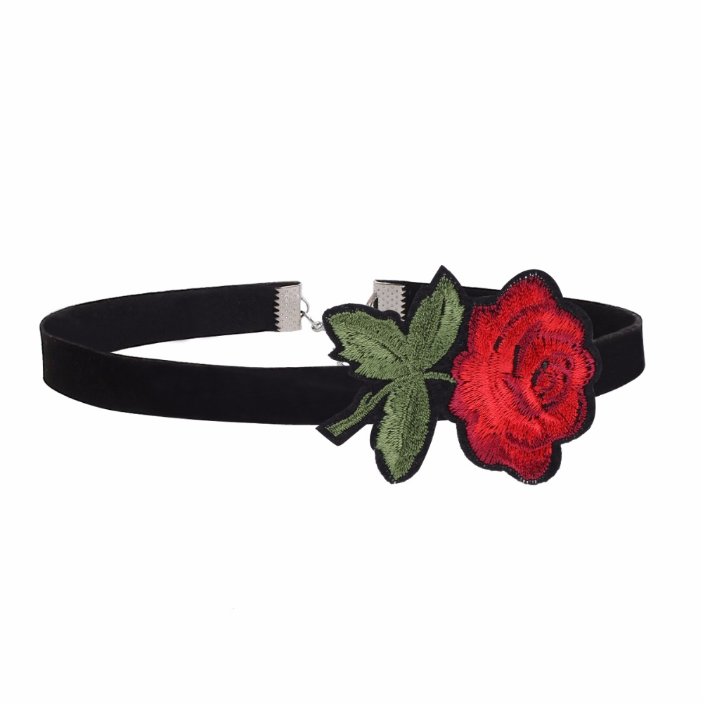Halsband choker blomma