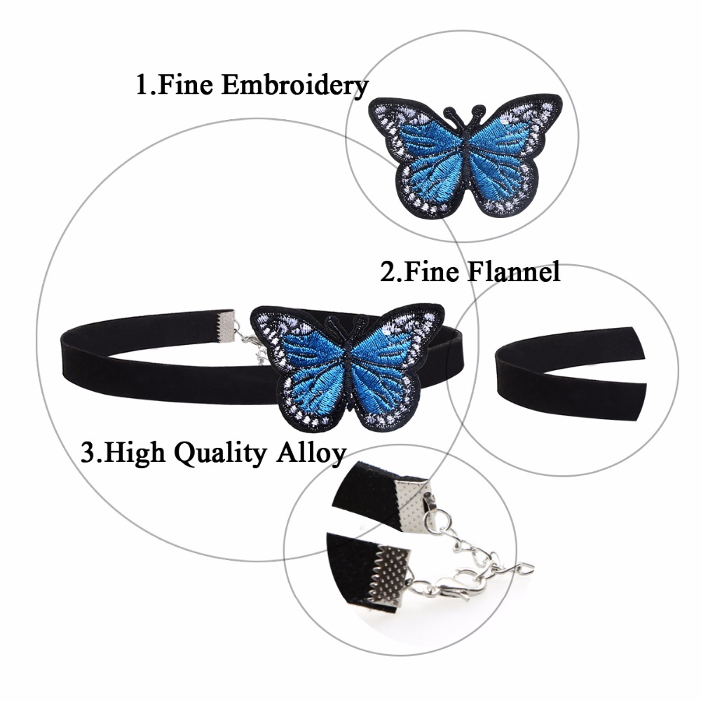 Vintage necklace Butterfly  - 4