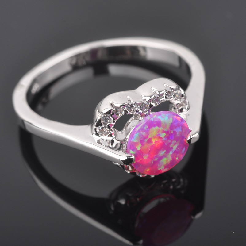 Silversmycken filled ring ROSA Brand Opal - 3