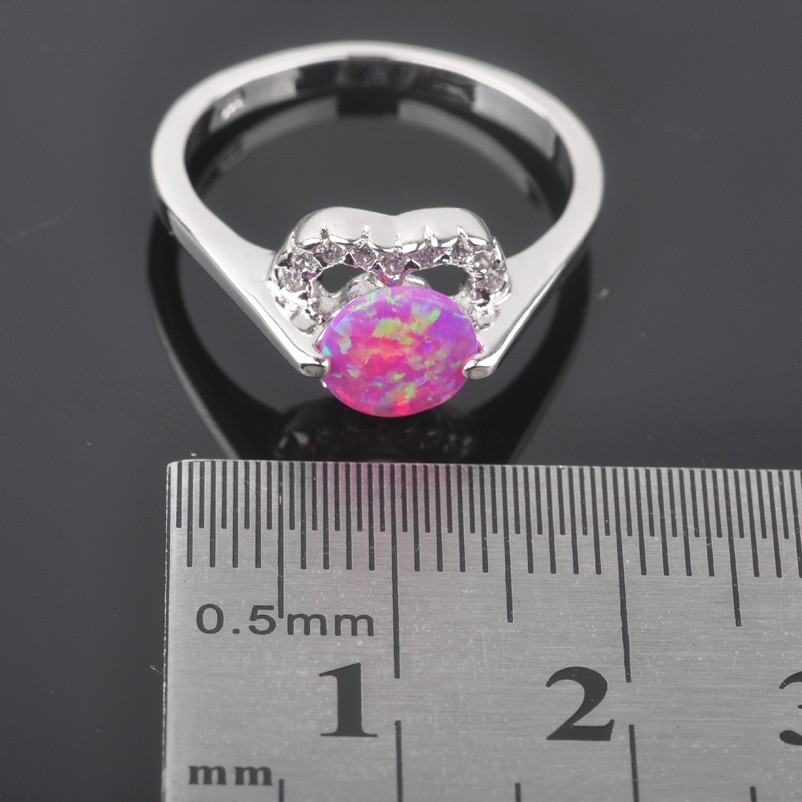 Silversmycken filled ring ROSA Brand Opal - 2