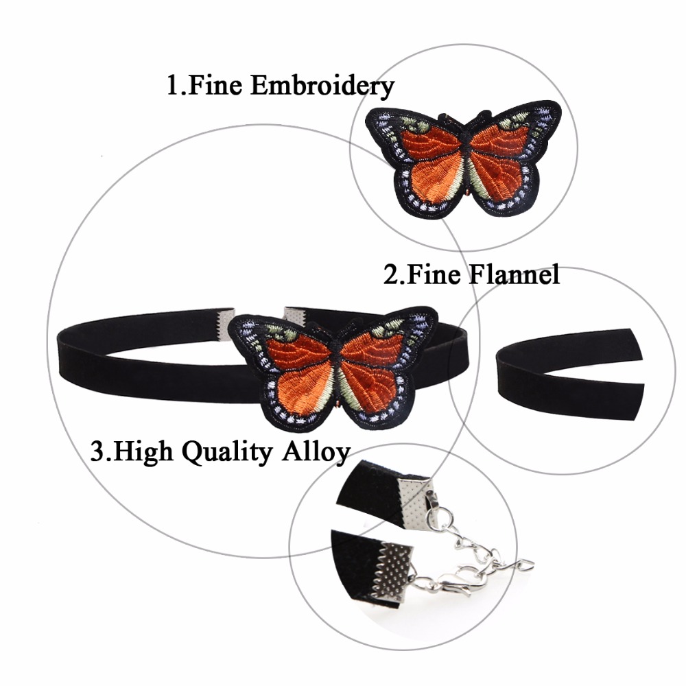 Vintage necklace Butterfly  - 6