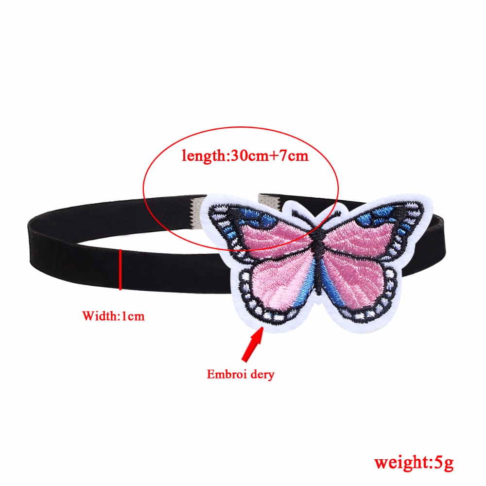Halsband choker Fjäril - 3