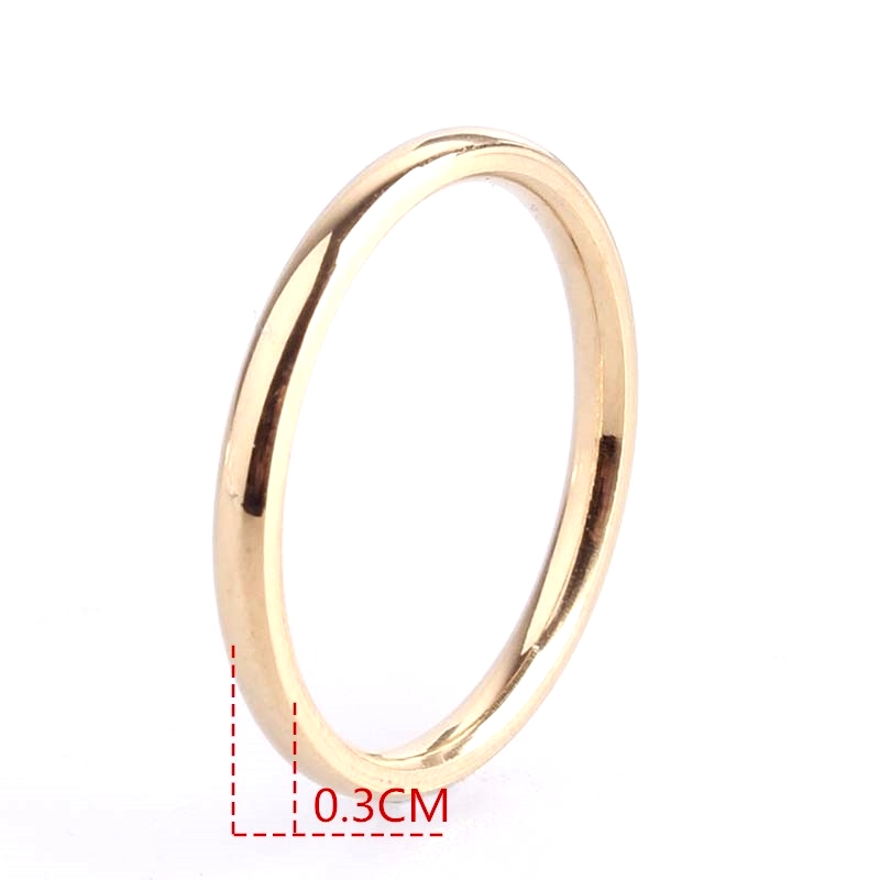 Rostfritt stål ring förlovning - 3