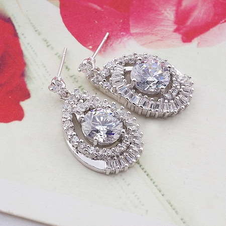 18k Gold Filled CZ Earrings - 3