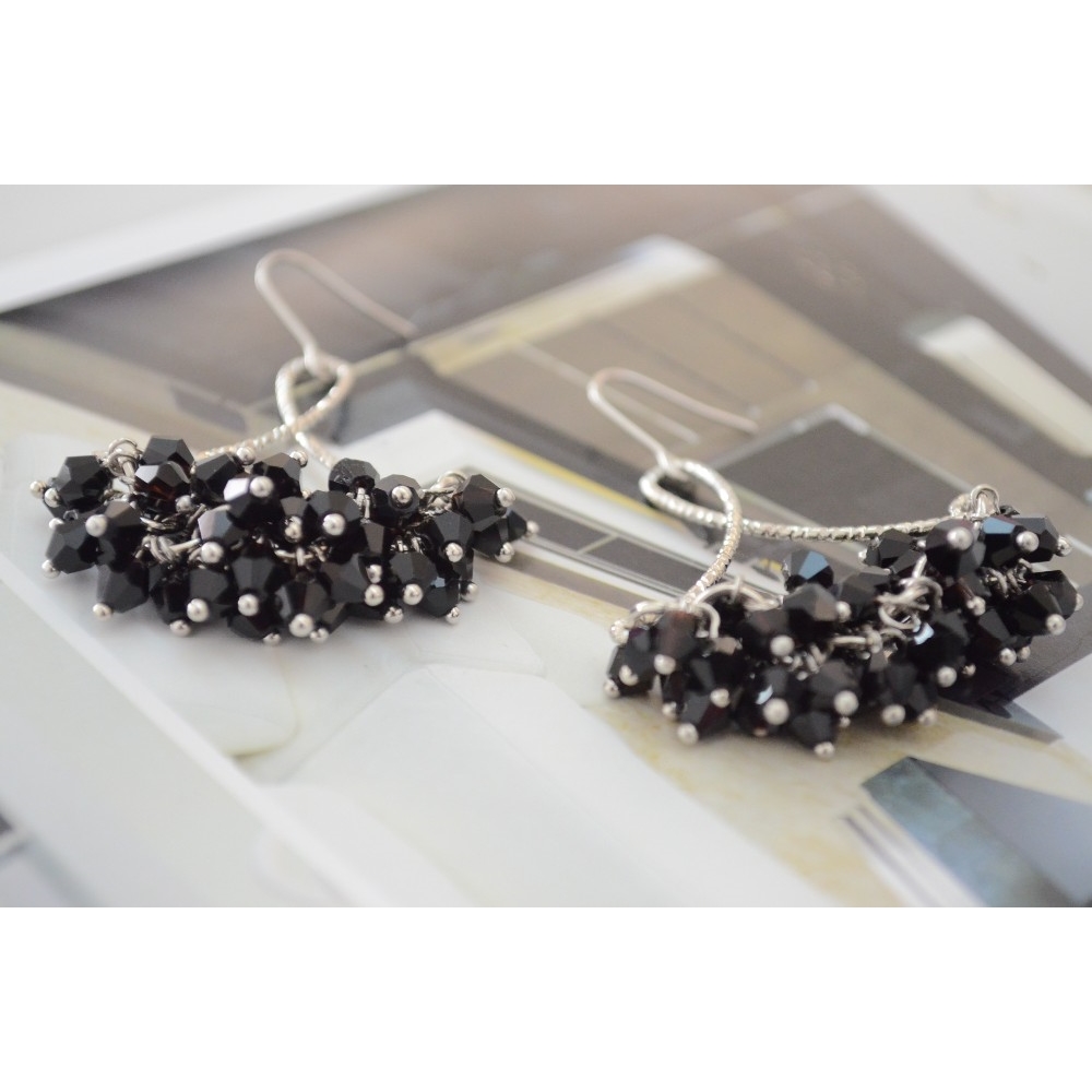 Earrings crystal - 7