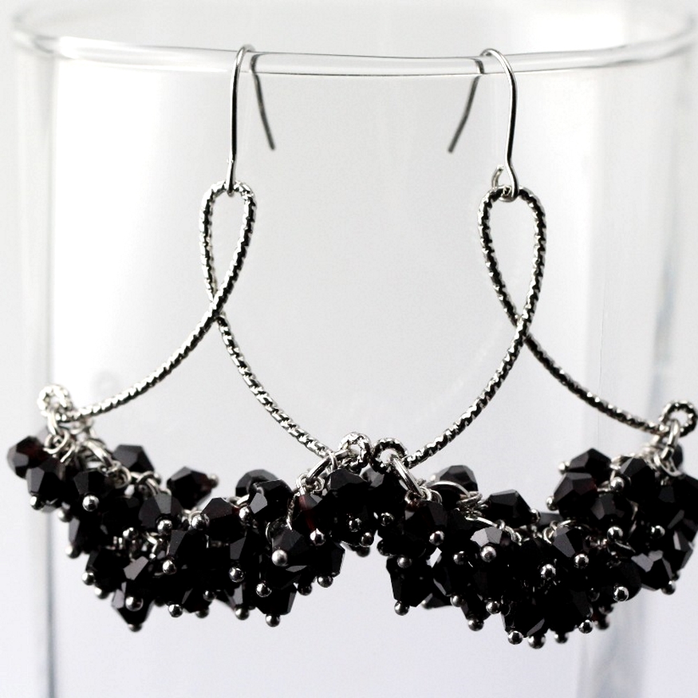 Earrings crystal - 2