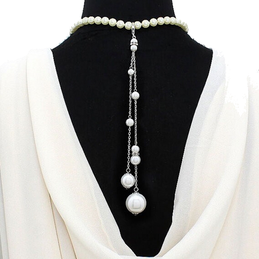 Wedding Necklace Body Chain Pearl