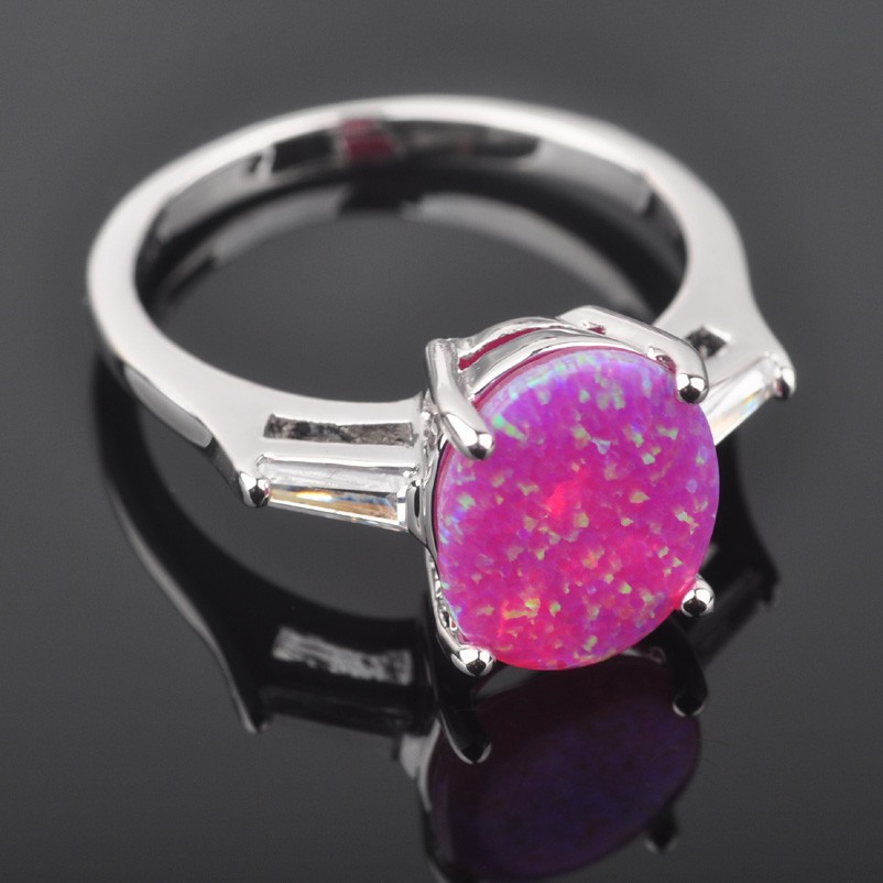 Silversmycken filled ring ROSA Brand Opal - 2