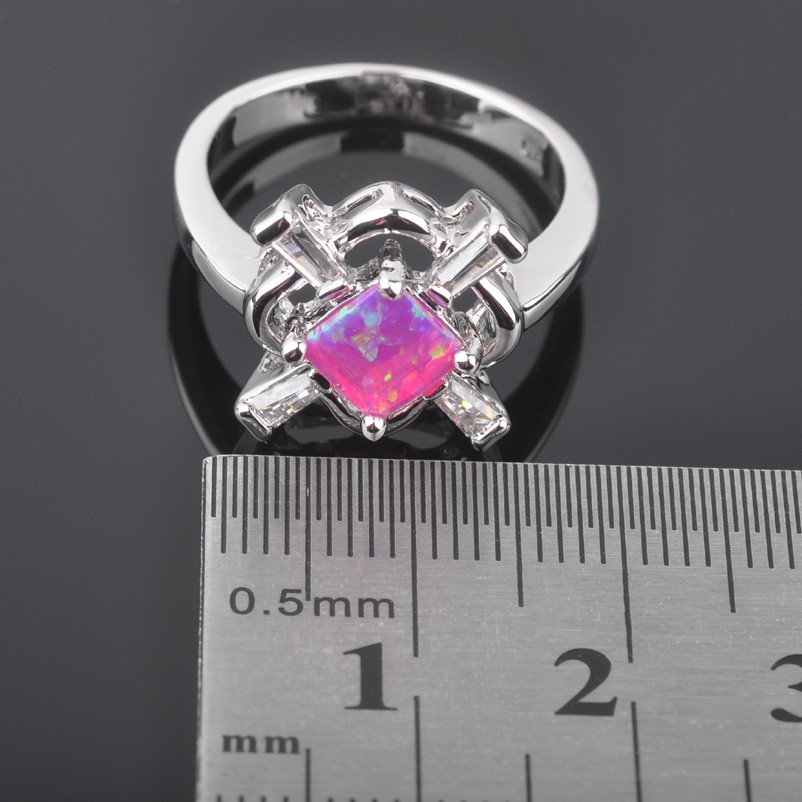 Silversmycken filled ring ROSA Brand Opal - 5