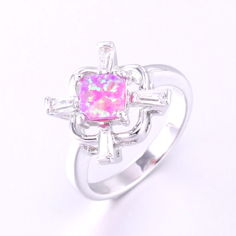 Silversmycken filled ring ROSA Brand Opal - 2