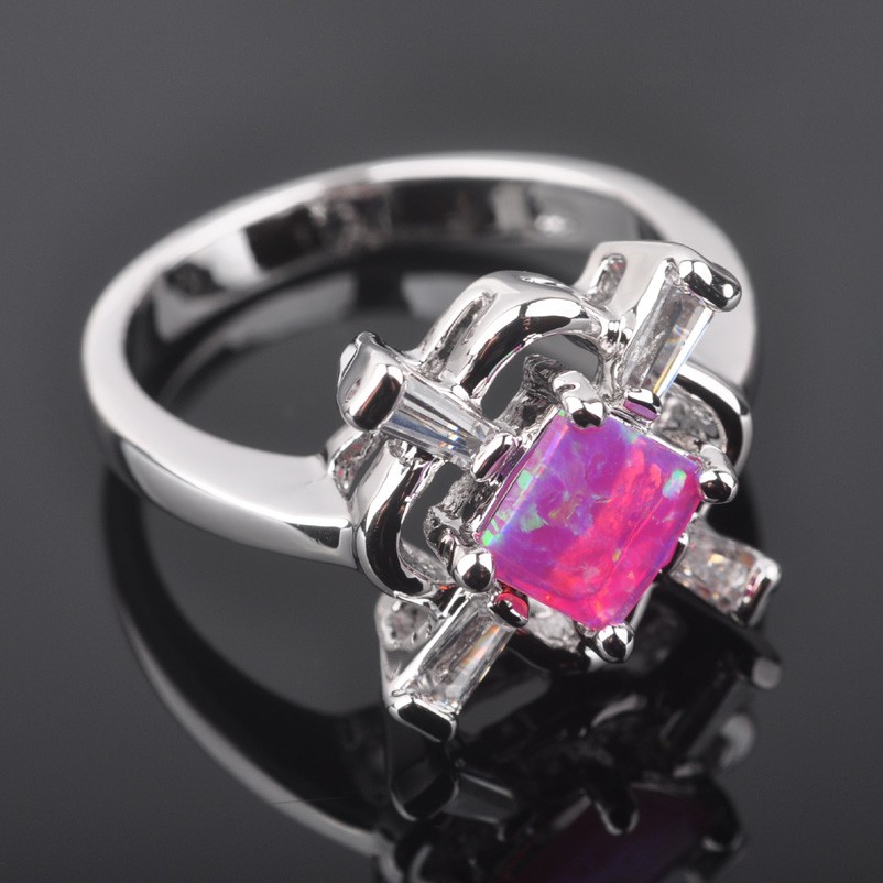 Silversmycken filled ring ROSA Brand Opal - 3