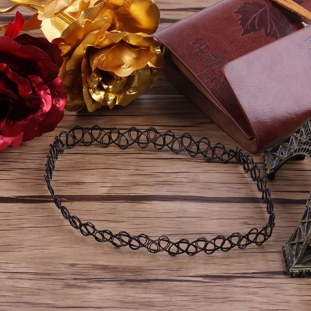 Gotisk spets retro halsband handgjorda - 3