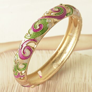 9K guldfylld Guld FILLED gulddoublé armband