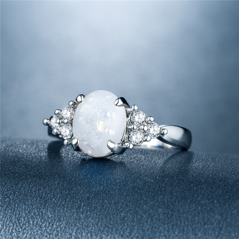 Guldpläterad RING Opal  - 2