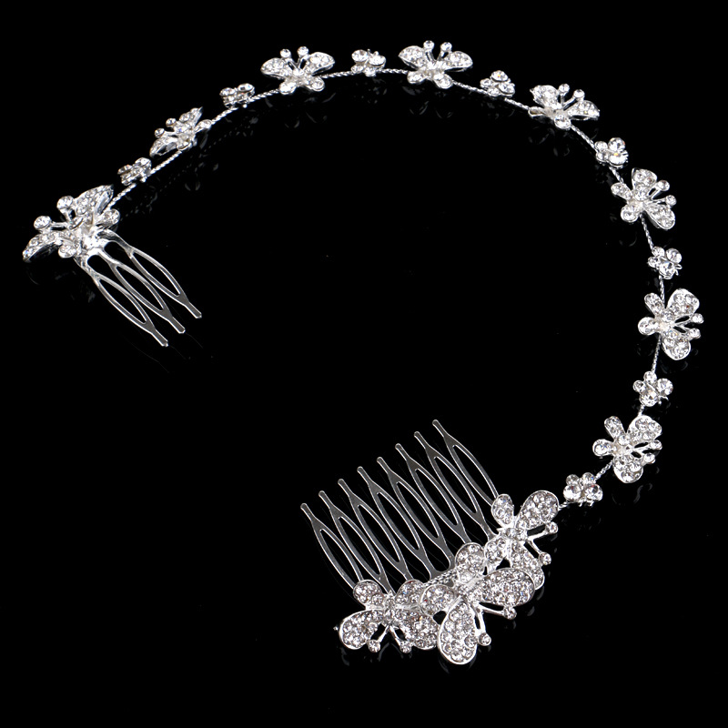 Kvinnor hårband  bröllop diadem  - 3