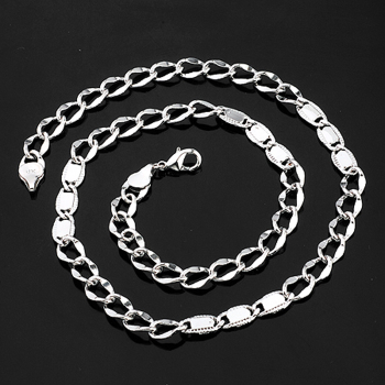 18K White Gold Filled chain