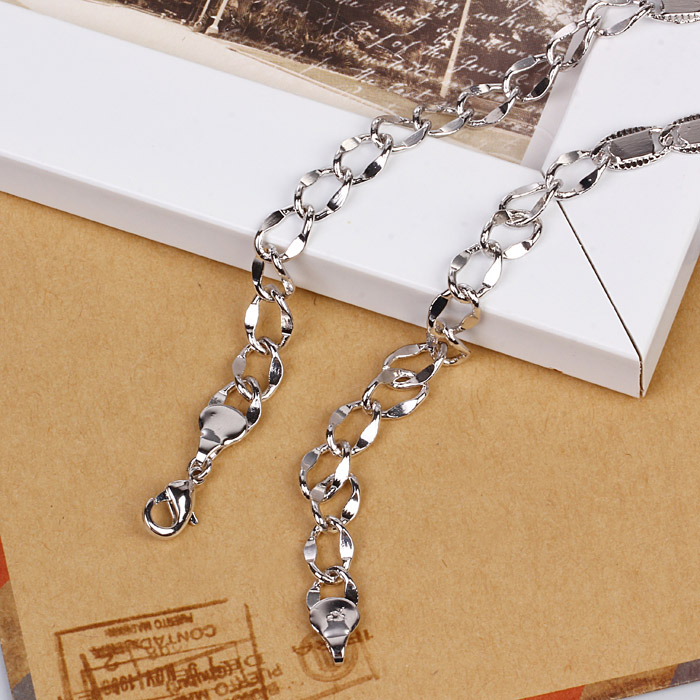 18K White Gold Filled chain - 3