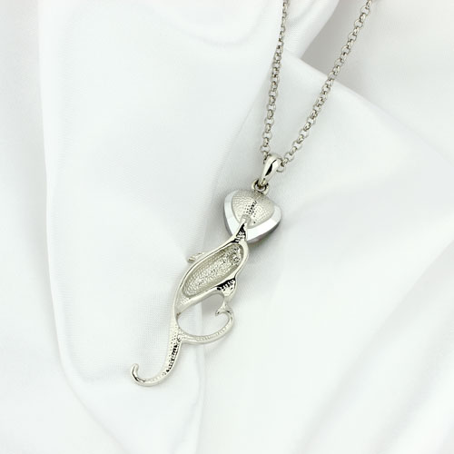 18K White Gold Filled Necklace - 3