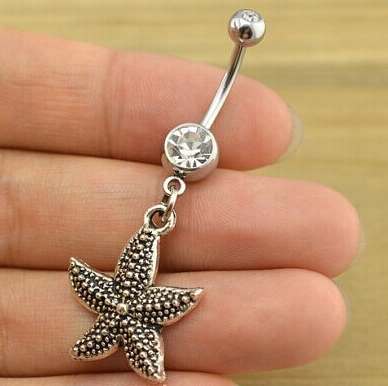 Navel Belly Button Ring Body Piercing Jewelry
