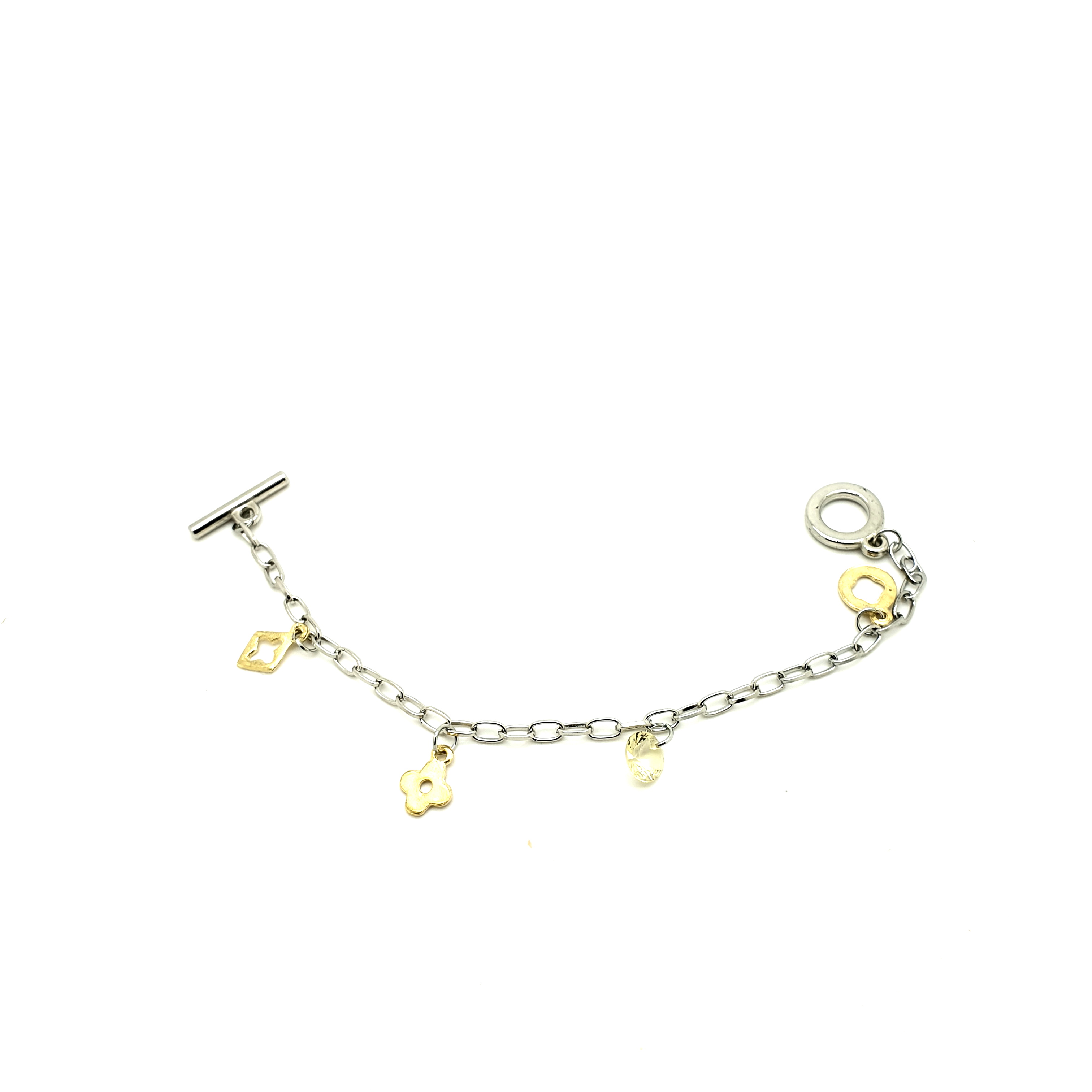 Silver pläterat armband Charm - 2