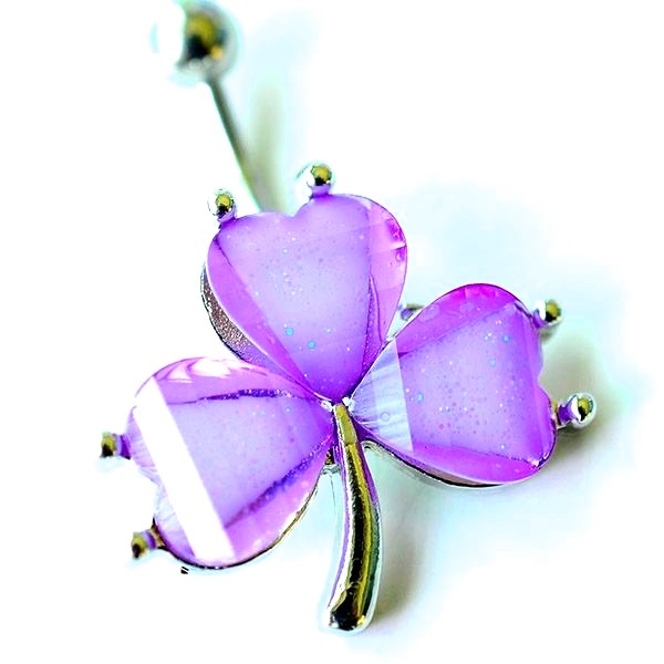 Navelpiercing Klöver