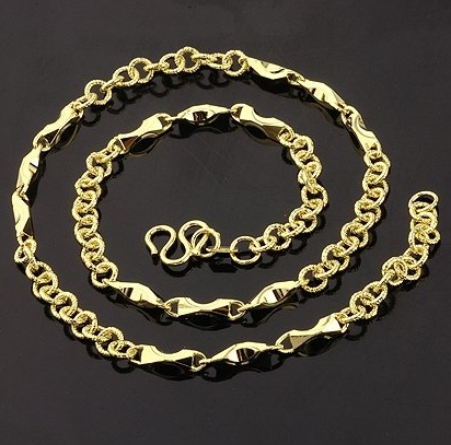18k gold filled chain necklace