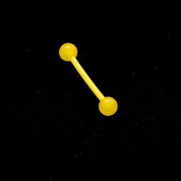 UV balls tongue ring body piercing barbell jewelry