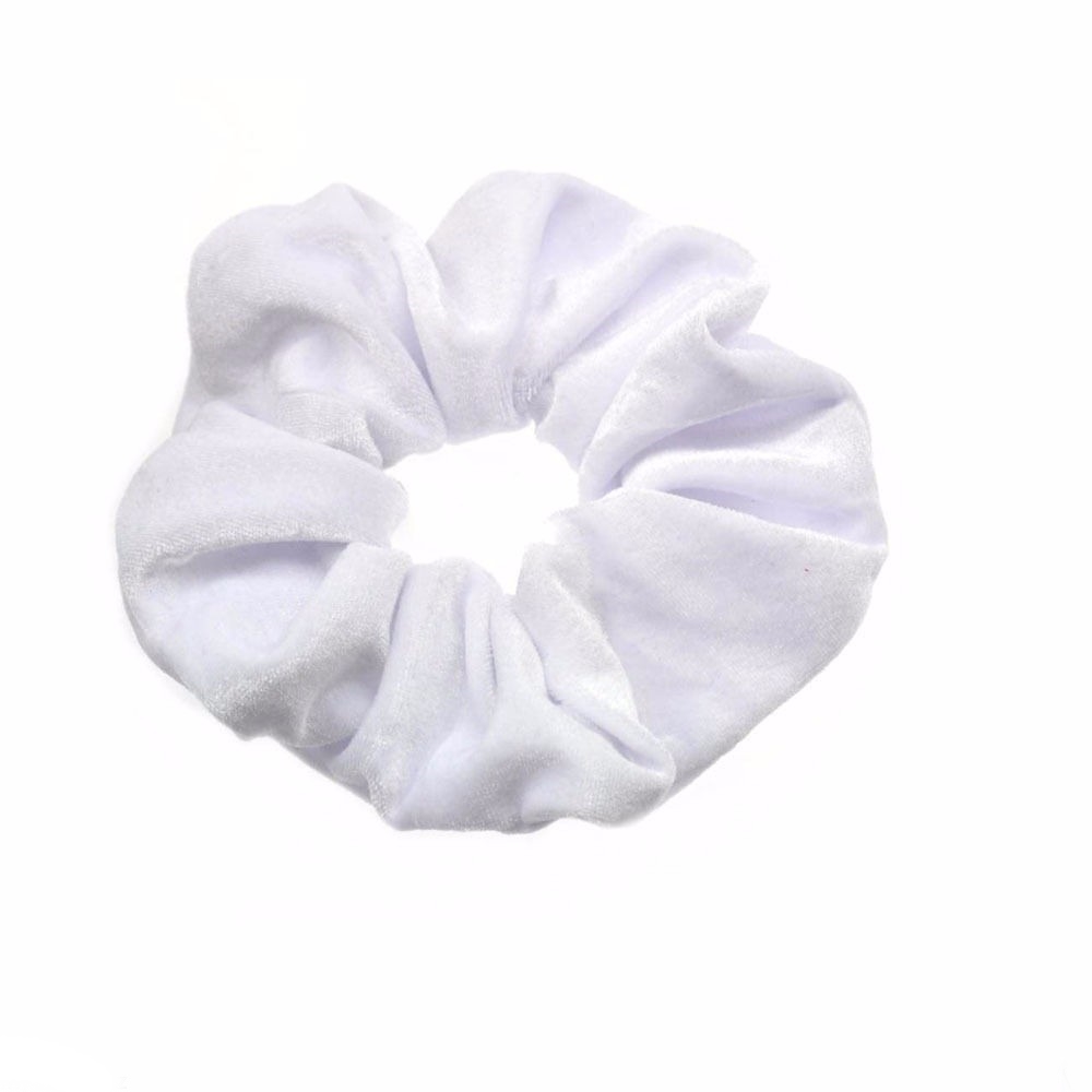 Stora sammet velour elastiska hårband  - 3