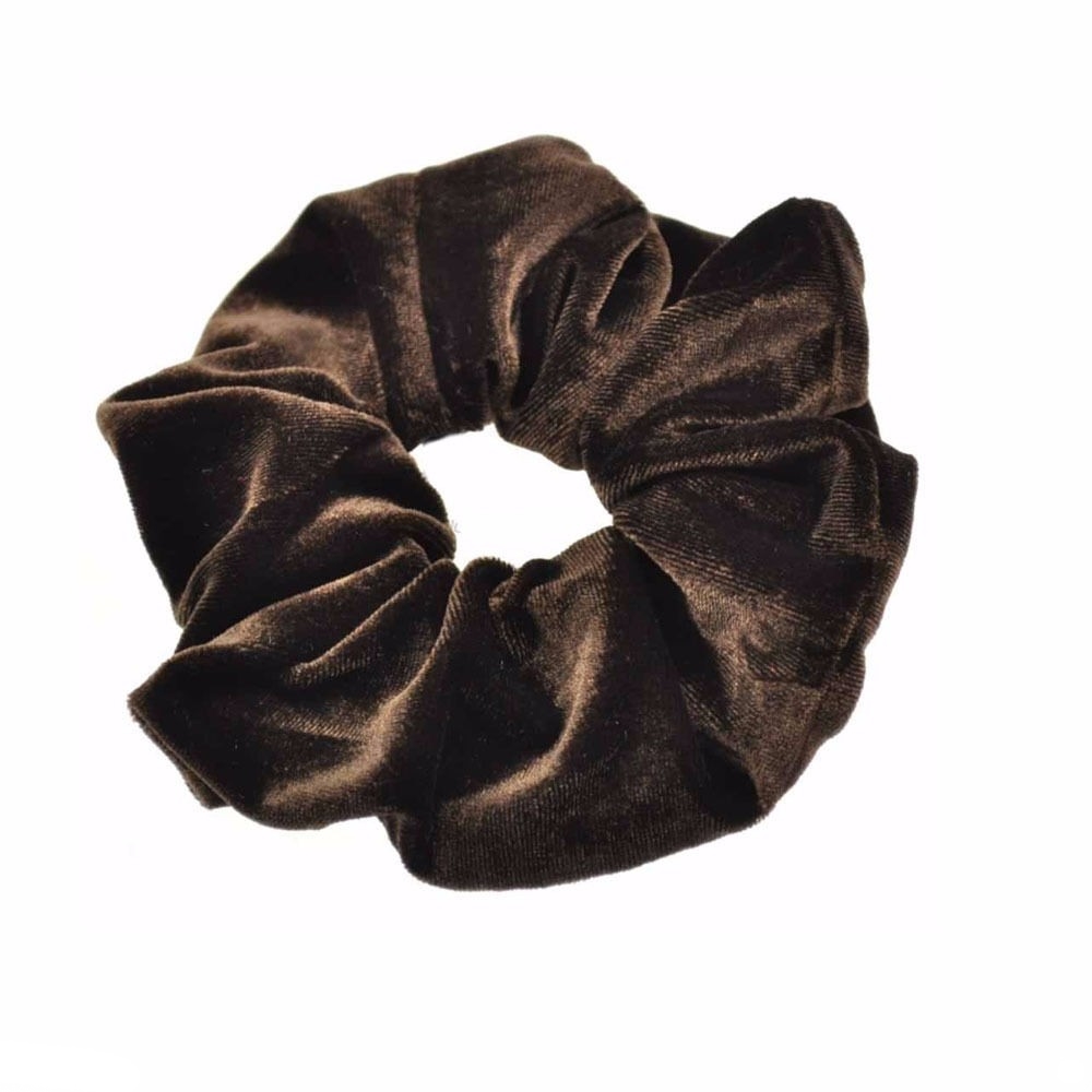Stora sammet velour elastiska hårband  - 8