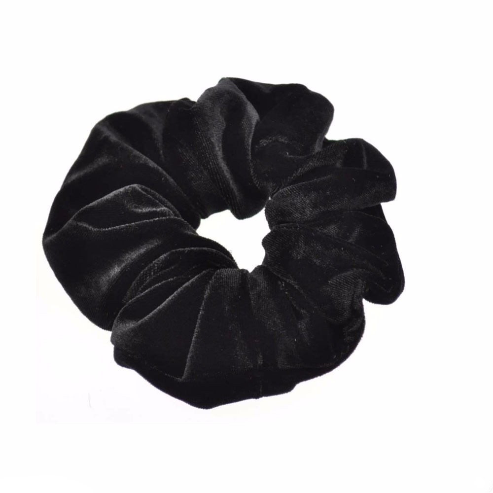 Stora sammet velour elastiska hårband  - 10